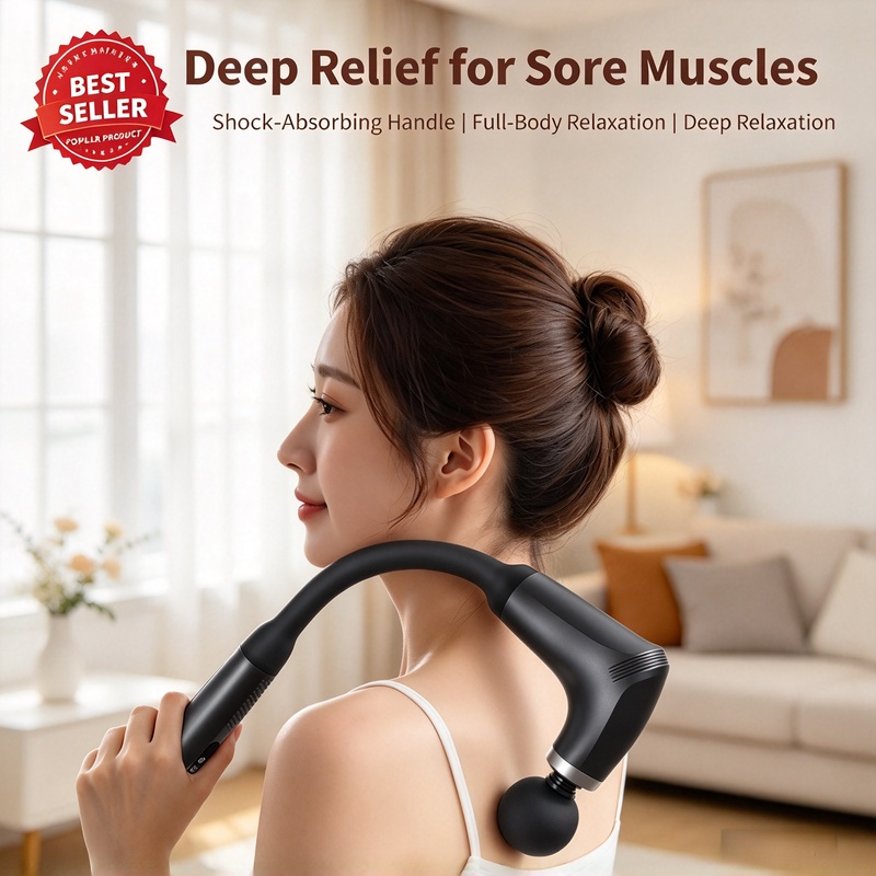 Health Wellness - 스마트 전기 마사지건, 휴대용 심부 조직