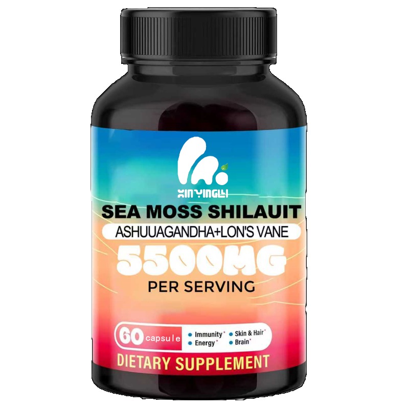 Herbal Supplement - 실라짓 해초, 비트루트, 사자갈기버섯, 그리고 블랙시드