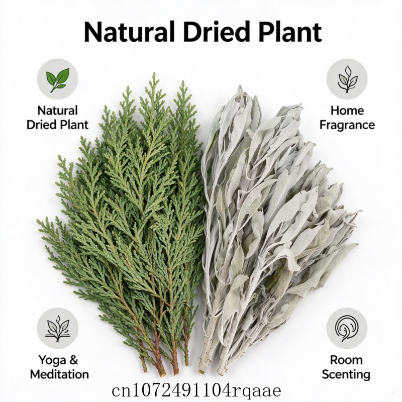 건조 화이트 세이지 잎과 시더 잎, 천연 향이 나는 허 - Dried Herbs 리뷰 및 가격