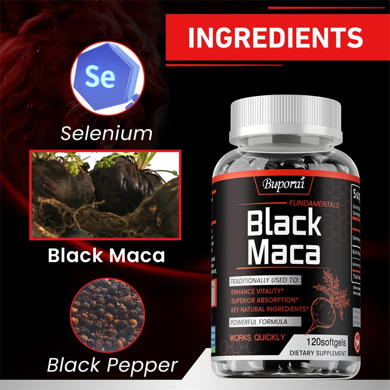 블랙 마카 보충제 - 근육량, 지구력 및 활력 증가,  - Herbal Supplement 리뷰 및 가격