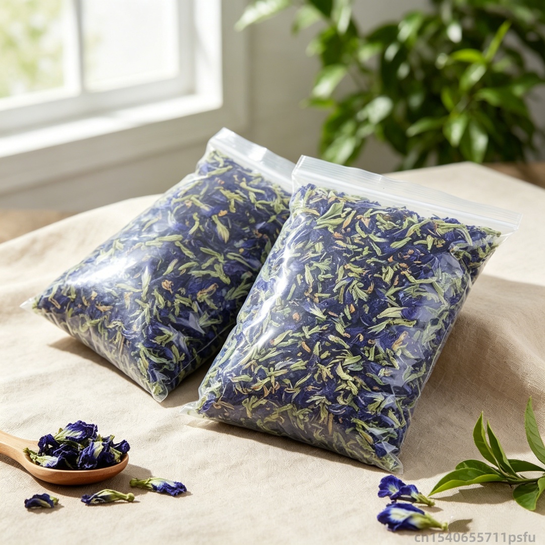 천연 나비난초 드라이플라워 블루 버터플라이 피 플라워  - Chamomile Tea 리뷰 및 가격